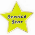 Service Star Lapel Pin - Yellow & Blue